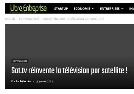 Sat.tv dans Libreentreprise